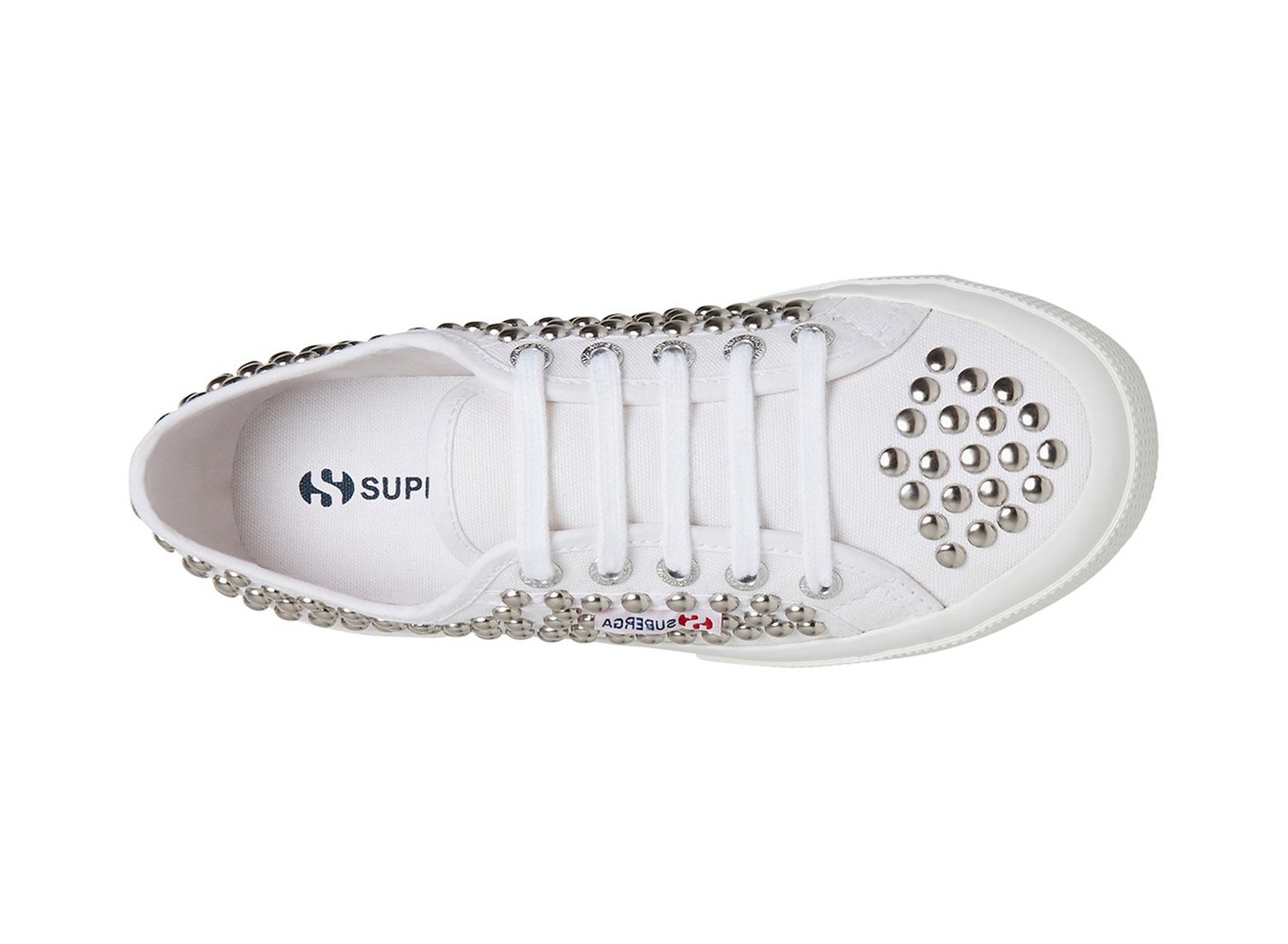 Zapatillas Superga Mujer Blancas - 2750 Cotstuds1w - 084379APV